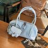 Niche bowling bag women's new versatile handbag large capacity baguette underarm pillow bag