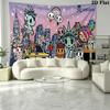 Tokidoki Anime Wall Tapestry Aesthetic Wall Hanging Printed Fabric Blanket Decorative Tapestries for Bedroom Living Room Home Decor