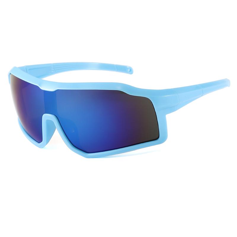 Fashion Large Frame Kids Cycling Sunglasses Windproof Cool Anti UV Sun Glasses For Boys Girls Outdoor Mountaineering Wind Resistant Children Eyewear