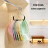 Multi-functional Non-slip Hat and Scarf Hanger with Rubber Coated Strap