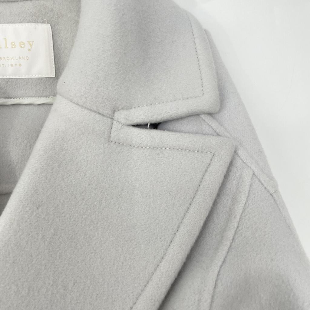 BALLSEY 2011 Light Gray Wool Beaver Melton Short Coat coat 36 Light grayUsed