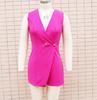 European & American Women's Sleeveless Slim Office Jumpsuit - Spring/Summer Fashion