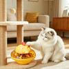 Interactive Wobbling Cat Toy Adjustable Cat Treat Dispenser Toy Chicken Shape Cat Feeder Puzzle Toy for Cats Mental Stimulation Entertainment