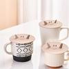 Silicone Lids With Straw Hole Crab-shaped Silicone Cup Covers Reusable Silicone Mug And Cup Lids Suction Seal Lid Caps To Keep