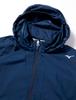 Mizuno Basic Trail with Storage Size Dress M Women's Jacket, Water-Repellent, Pouch, 14, Navy, (A2ME8207)