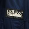 FIRSTDOWN 90s Old Long sleeve Nylon jacket L Navy system Mesh lining Men's Used
