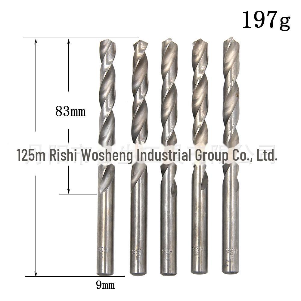 10-Piece High-Speed Steel Twist Drill & 5-Piece Hand Drill Bit Set