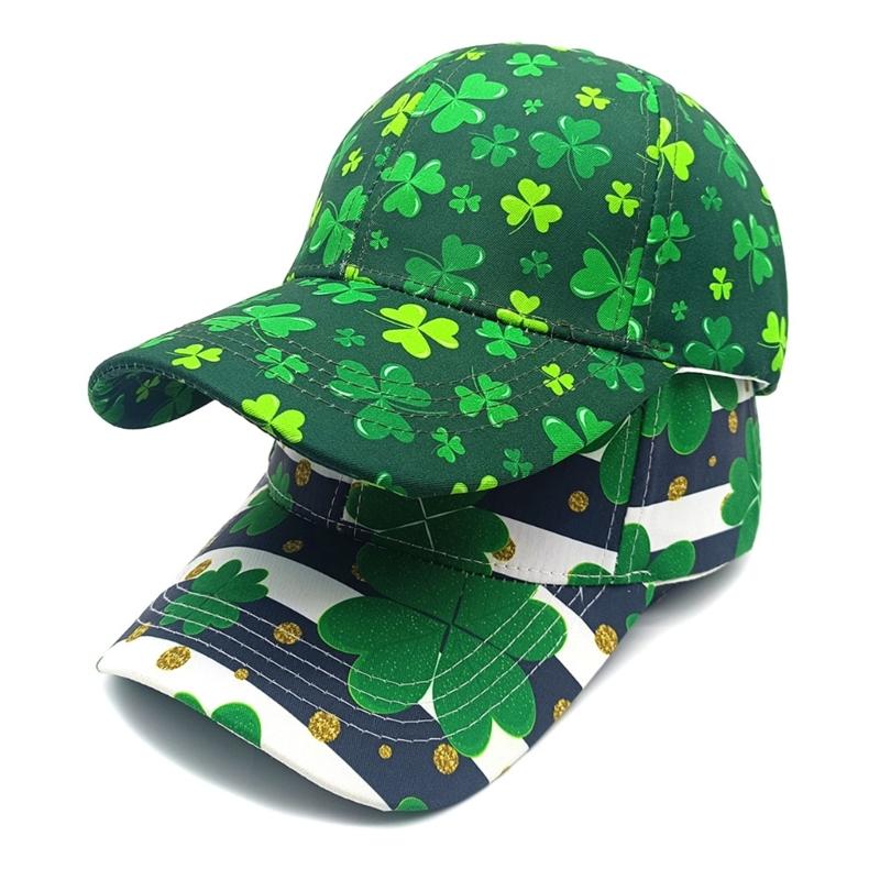 Breathable Comfortable Hat Adult Party Hat for Saint Patricks Day Event High Quality Digital Art Soft Fabric