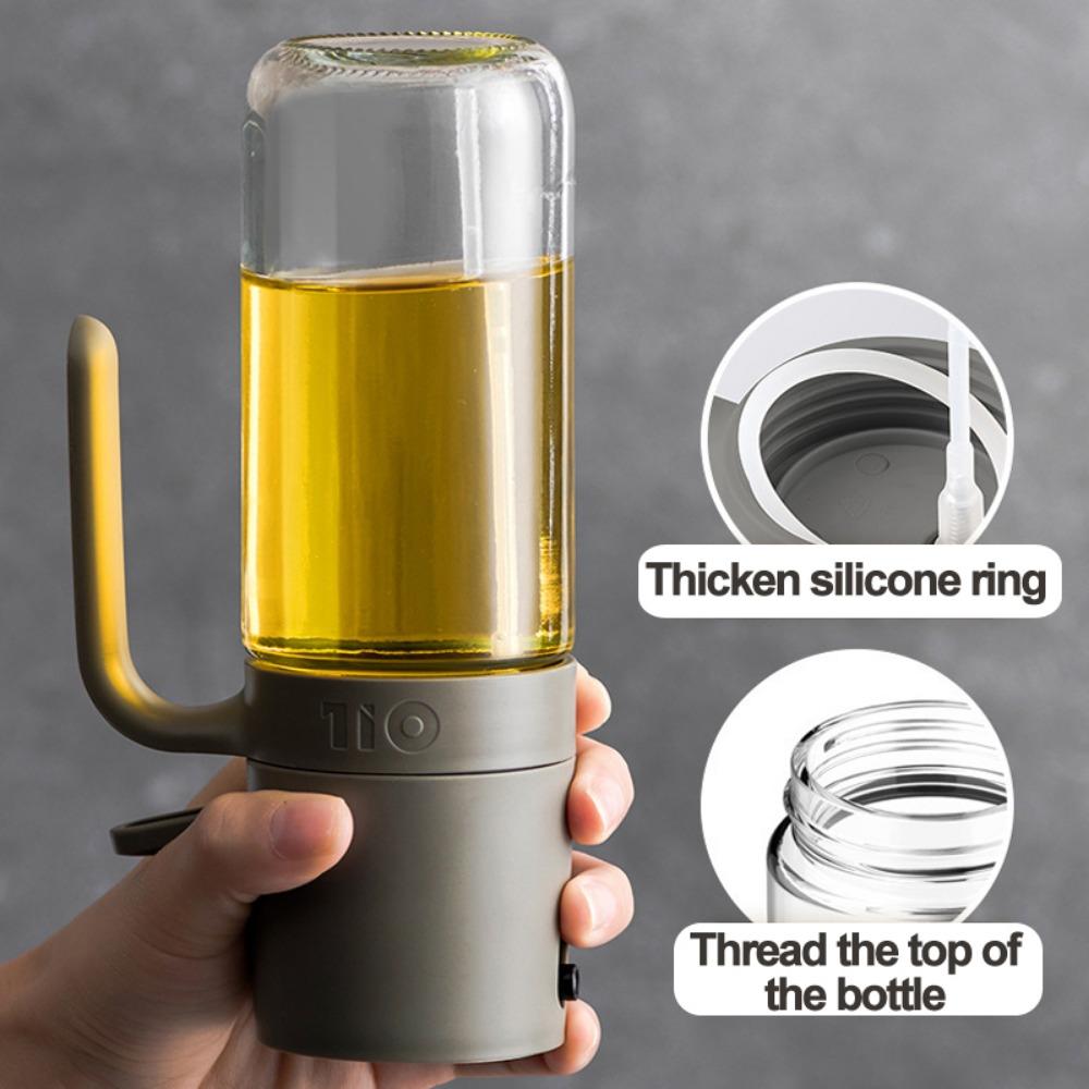 Kitchen Oil Spray Bottle Edible Oil Sprayer Glass Bottle Camping BBQ Cooking Baking Condiment Spray Container Oil Bottle