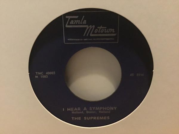 

7inch Record SUPREMES I Hear A Symphony Who Could Ever M1083 Tamla Motown Jamaica SoulFunk Used