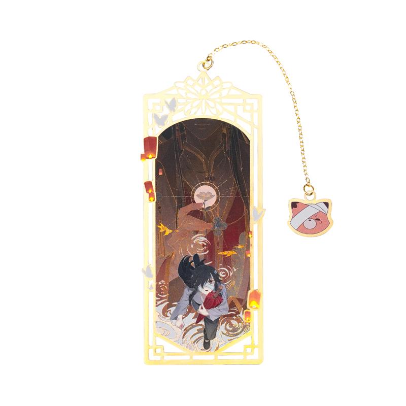 Anime Tian Guan Ci Fu Hua Cheng Xie Lian TGCF Cosplay Birthday Bookmarks Souvenir Tassels Pendant Decor Collection Cosplay Gift