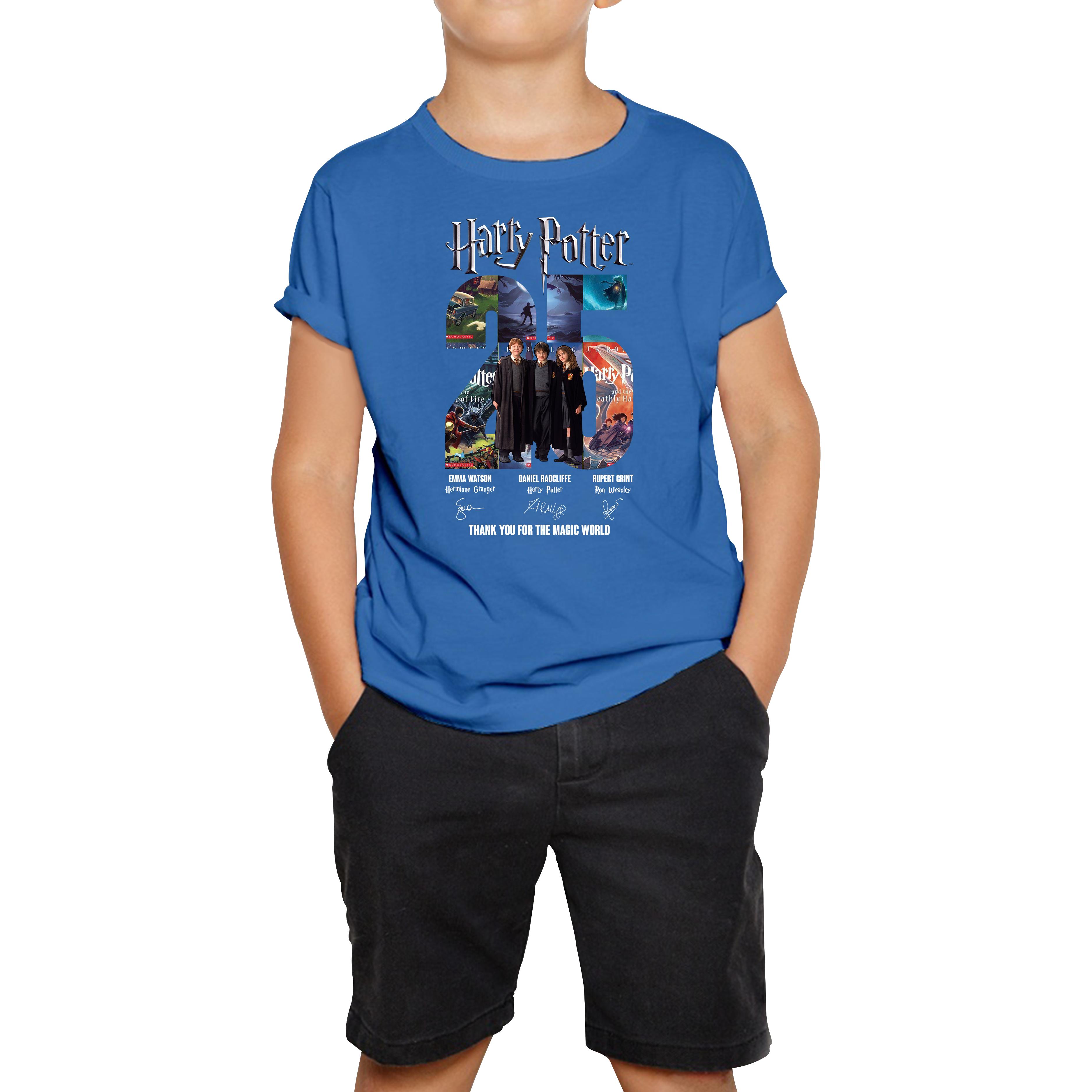 Harry Potter 25th Anniversary Kids T Shirt 140
