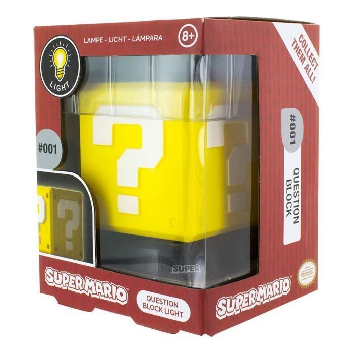 Super Mario Bros Night Light Lamp : Question Block - PALADONE