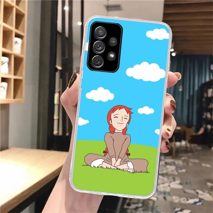 A-Anne Of Green Gables Shirley Soft Phone Case For Samsung Galaxy A52 A42 A32 A22 A12 A02S A51 A50 A41 A31 A21S A71 A40 A30S A20
