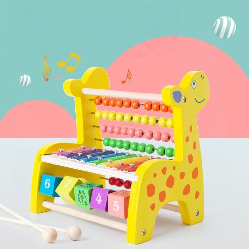 Colorful Beads Wooden Abacus Intelligence Development Abacus Chlidren Mathematics Educational Toy Calculate Bead Counting Abacus