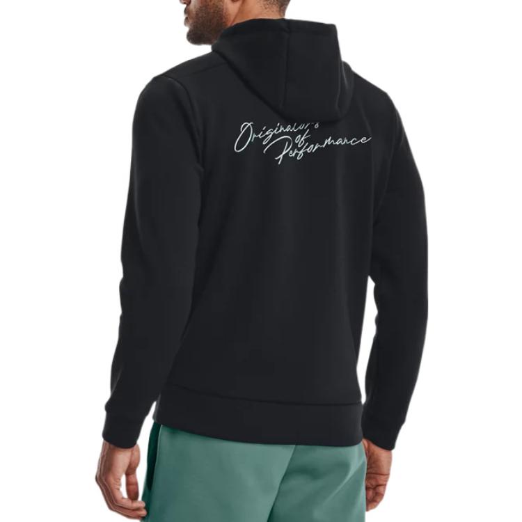 Under Armour Summit Series Casual Knit Hoodie Men hoodies Black 1370415-001