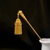Ethnic Style Golden Tassels Hair Fork Ancient Ethnic Style Hair Sticks  Festival