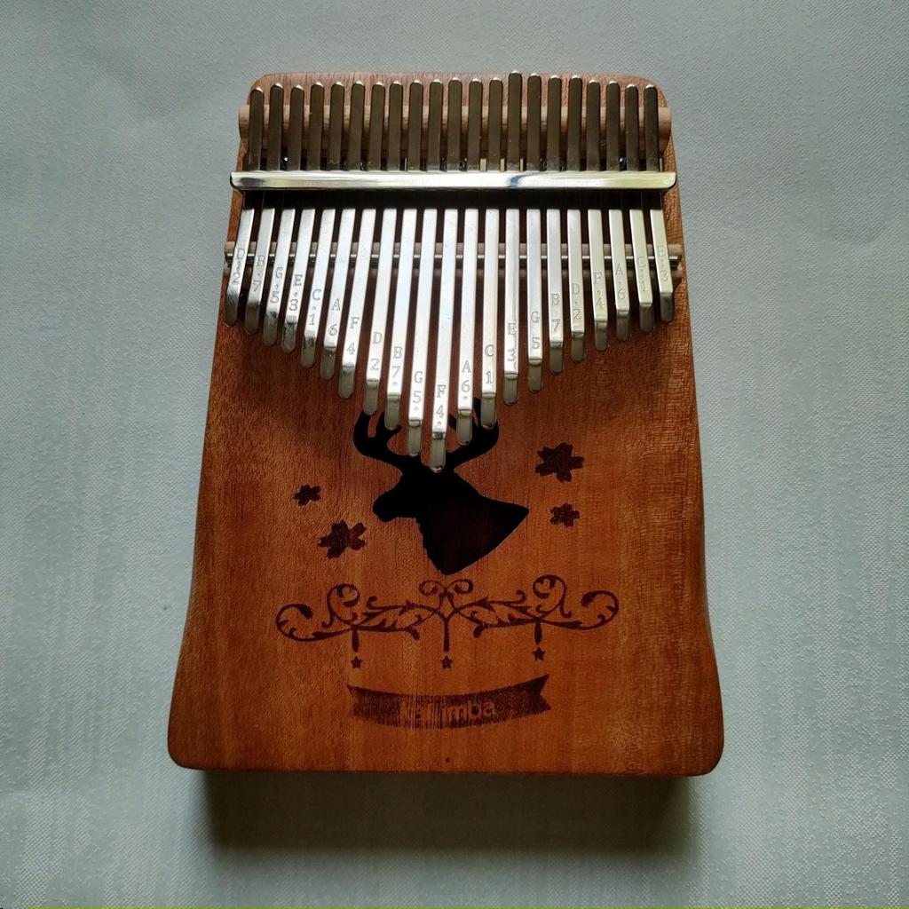 Grenzüberschreitende Kalimba: 17/21-Ton Daumenklavier mit Aufkleber-Etikett