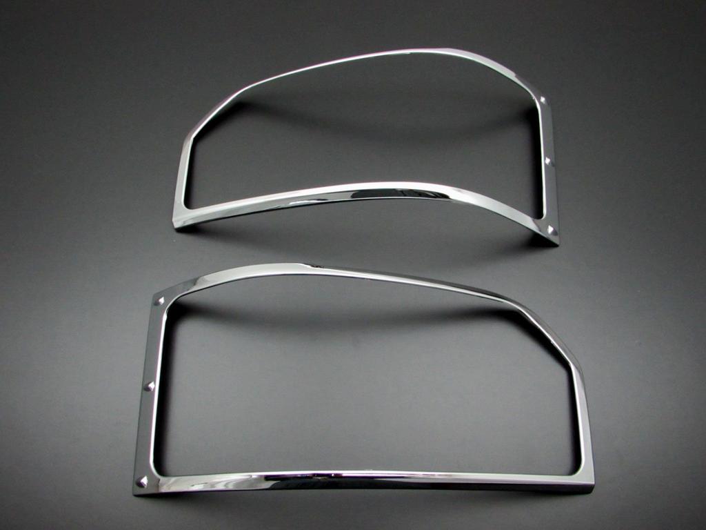 BRIGHTZ Wide Chrome Plated Headlight Rings for Toyota Hiace 200 21460 (IV/V Type) [HEAD-028] (4th/5th Type)