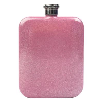 NUZAMAS 304 Stainless Steel 160ml Hip Flask Pocket Liqueur Whiskey Hip Flask for Men Leakproof Flask Small Hip Flask for Hiking Hunting Camping BBQ