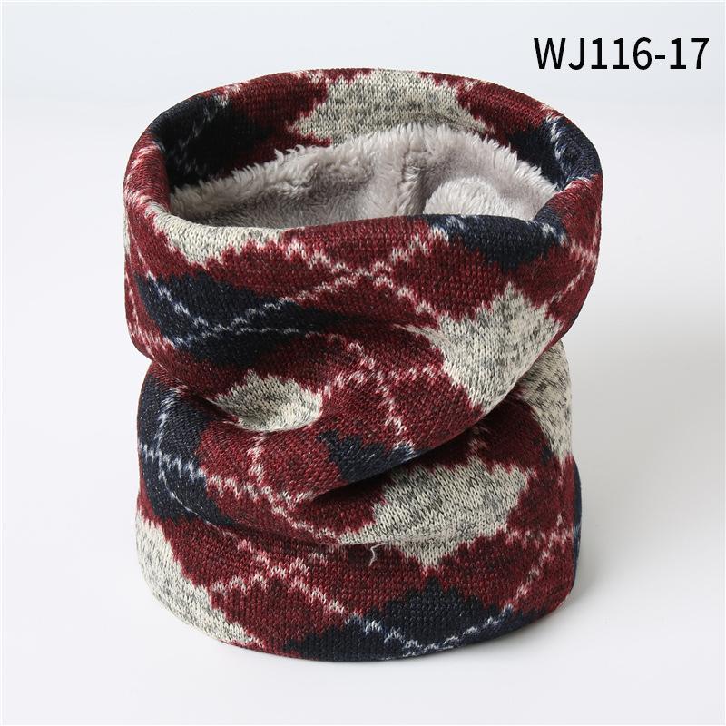 New Women Neck Cover Children Autumn Winter Cold Warm Men Fashion Neckerchief Solid Knitted Scarf Decoration Thickening Fleecing