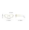 Small Frame Oval Nearsighted Glasses For Women Spring Leg Steampunk Student Myopia Photochromic Eyeglasses 0 -0.5 -0.75 To -6.0