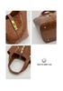 European & American Fashion Crocodile Pattern Bucket Bag - Lightweight, Retro, Versatile Handbag