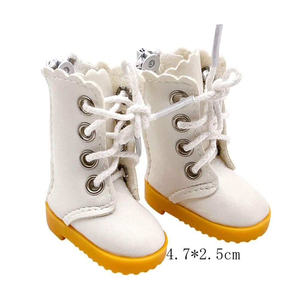 Chain Boots Bjd Doll Chain Shoes Mini 1/6 Bjd Doll Shoes 30cm Doll Leather Shoes  Children Toys