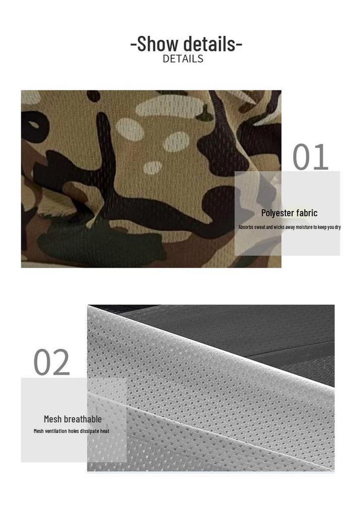 Outdoor Sonnenschutz Camouflage Hut & Sturmhauben Set: Winddicht, Sonnenschutz für Bergsteigen, Angeln & Radfahren