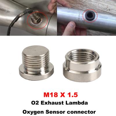 1 Satz M18*1.25 Edelstahl S304 Einschweißmutter-Kit Für Auspuff Sauerstoffsensor Schweißen Einbau Lambda-Sensor Mutter Stopfen Autozubehör