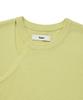 FALLETT Cutout Short Sleeve Knit Lime
