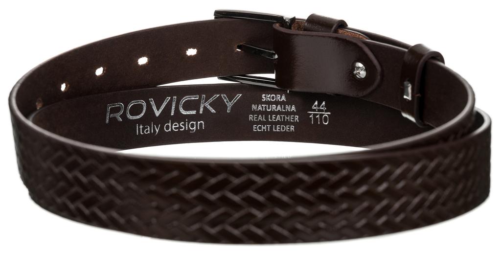 M LEATHER BELT WAS PLW-R-15 100 Brown