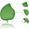 Reptile Leaf Shape Dish Reptile Food Water Bowl Tortoise Habitat Accessories Water Plate For Turtle Lizards Hamsters Snakes 2024