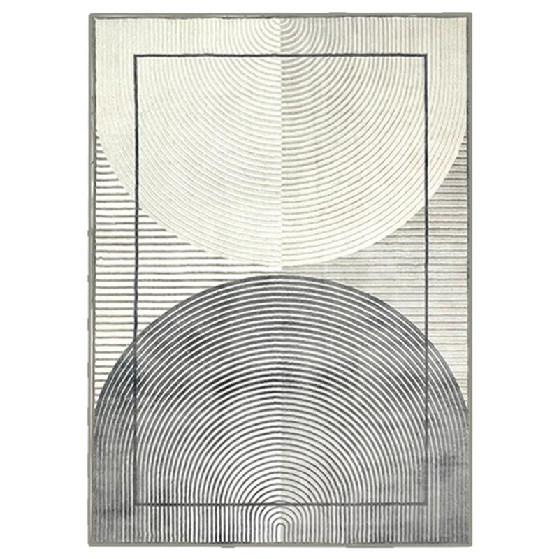 Line Light Luxury Wabi-Sabi Imitation Cashmere Non-Slip Carpet for Living Room, Bedroom, and Porch