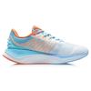 Li Ning Yue Ying Cushioning Non-Slip Durable Low-Top Running Shoes Men Sneakers Blue Orange ARHR127-6