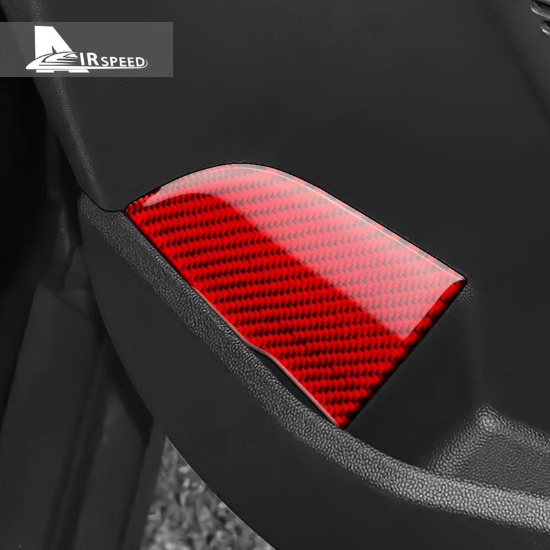 For BMW Mini Cooper S F65 F66 F67 2024 2025 Trunk Button Sticker Panel Real Soft Carbon Fiber Interior Trim Accessories Styling.