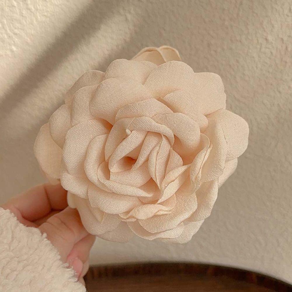 1 ks Květinové skřipce do vlasů Drápek do vlasů Látková růže Květina Vlasové doplňky Odolná spona do vlasů