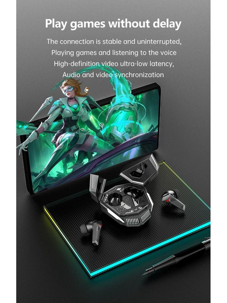 DX-26 Gaming Bluetooth Earbuds: Low Latency, Long Battery, Sports & Music
