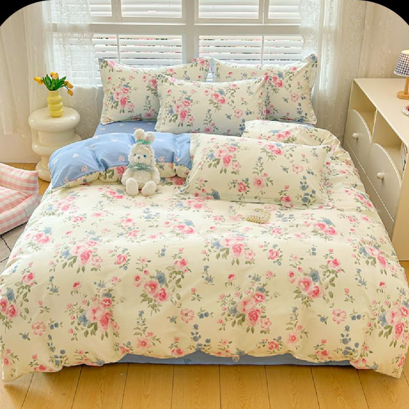 

Grace Cotton Printed Duvet Cover Set