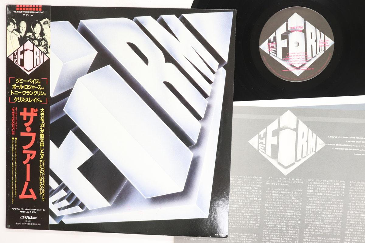 Виниловая пластинка FIRM  FIRM VIL6157 VICTOR 1985 Япония Оби Рок Б/у