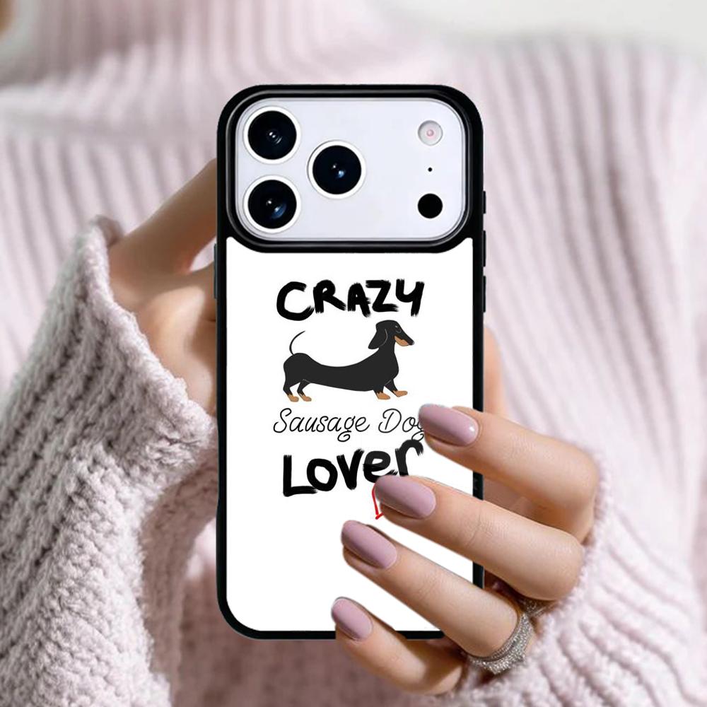Dackel Würstchenhund Liebe Handyhülle Für Apple iPhone 17 Air 16E 15 14 Plus 13 12 11 Pro Max Mini Funda Cover