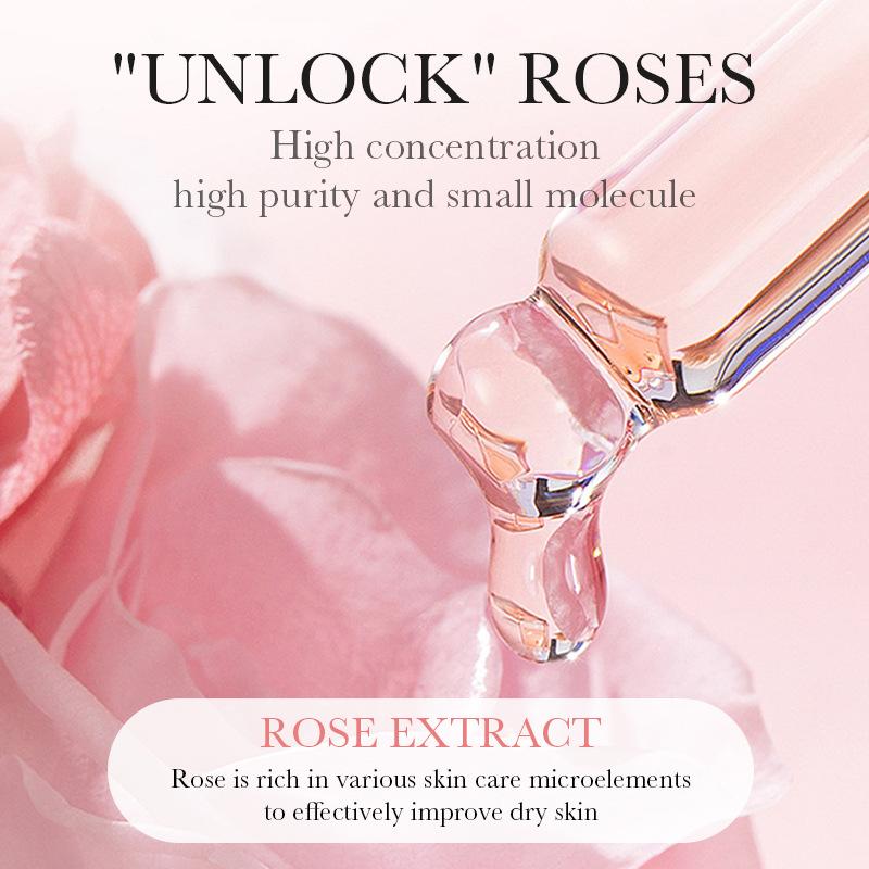 Rose Hyaluronic Acid Nourishing Facial Cleanser Oil Control Cleanser Gentle Cleanser