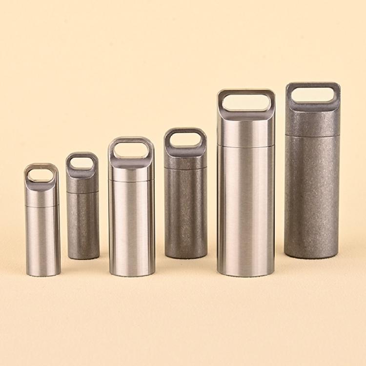 Stainless Steel Materials Secure Lockable Miniature Container Suitable For Wilderness And Water Sports