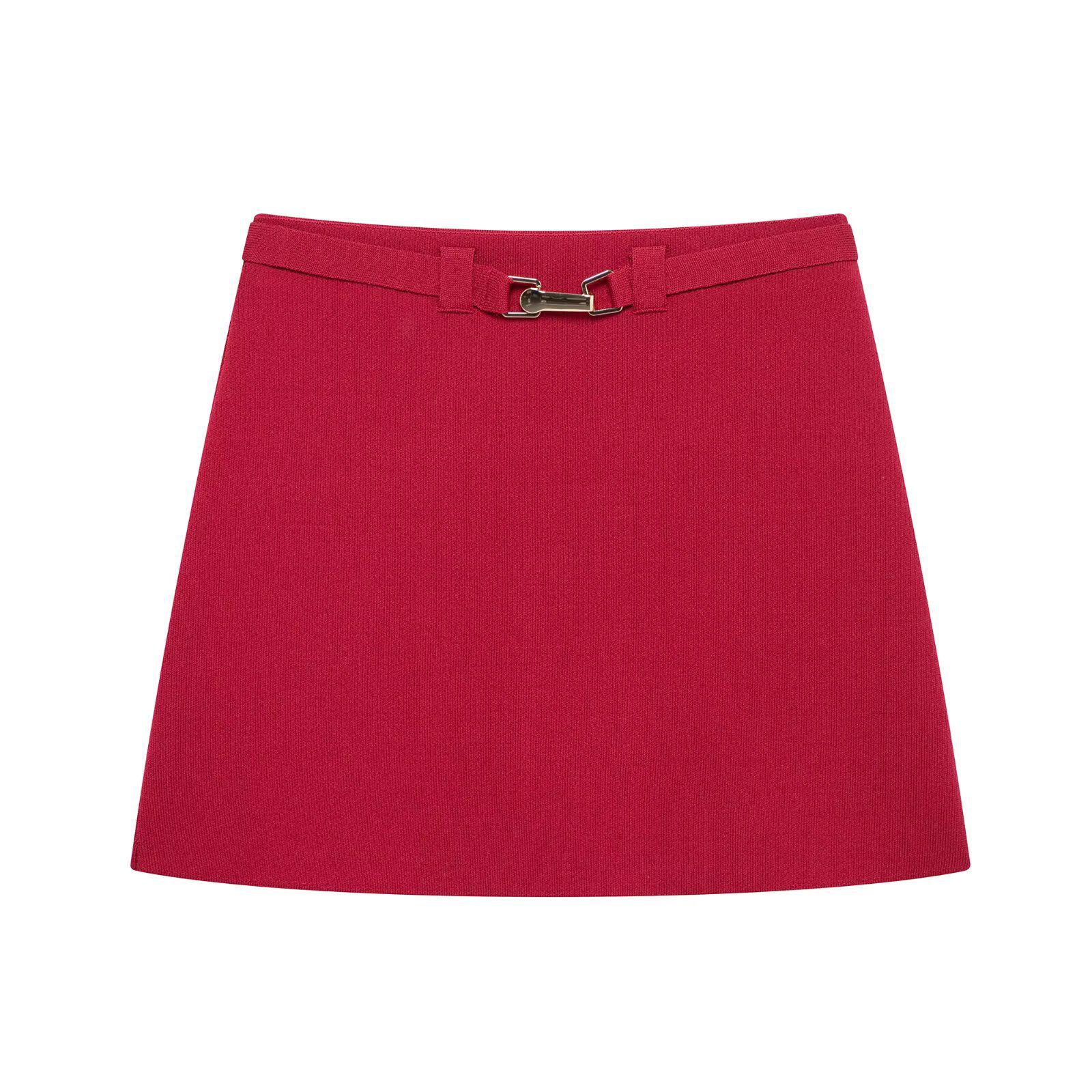 

2025 Весна Женский Европейский и Американский Стиль Модный Топ-Жилет и Юбка Миди Small