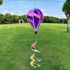 Rainbow Colors Hot Air Balloon Spinner Multistyles Striped Tie Dye Pinwheels Wind Spinner