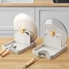 1/2pcs Pan Pot Lid Holder Stand Rack Spoon Rest Pot Lid Spatula Soup Spoon Storage Shelf Kitchen Organizer Holder Accessories