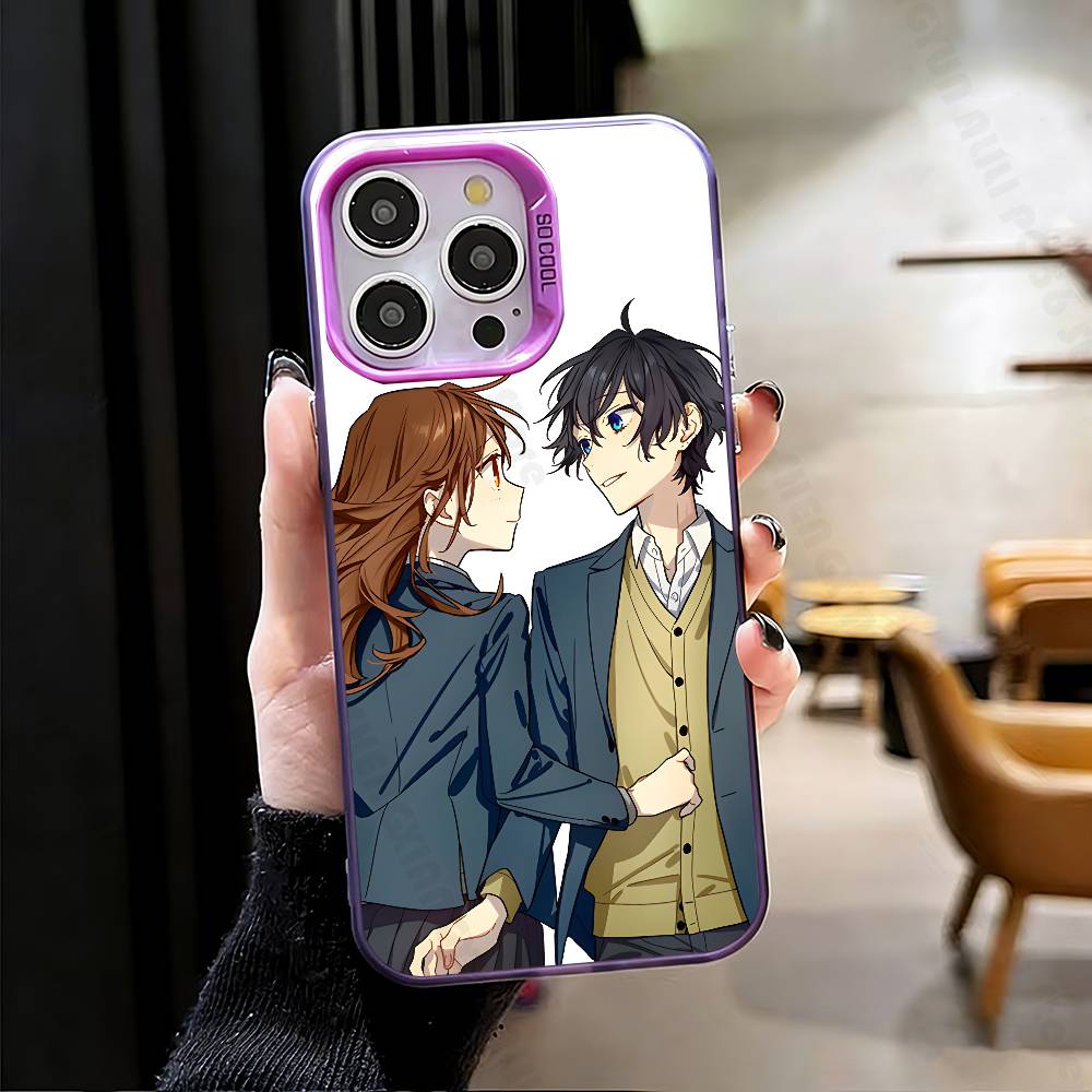 Comics H-Hori I-Izumi Handyhülle für iPhone 17 16e 16 15 14 13 12 Pro Max X XS Max Rückseite