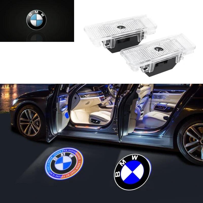 2-4Pcs LED Car Door Welcome Light Warning Light Projector Is Suitable For BMW X5 E53 Z8 E52 E39 Interior Lighting Accesories.