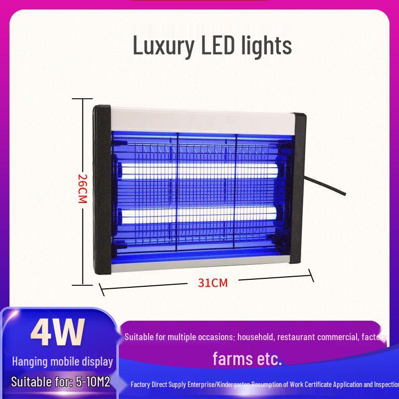 

LED Electric Mosquito Killer Lamp: Indoor & Commercial Fly Trap