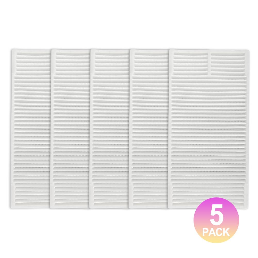 Replacement Filter Kit Compatible with For Eureka E20 Plus Robot Vacuum 5 Pieces for Dust and Particle Filtration